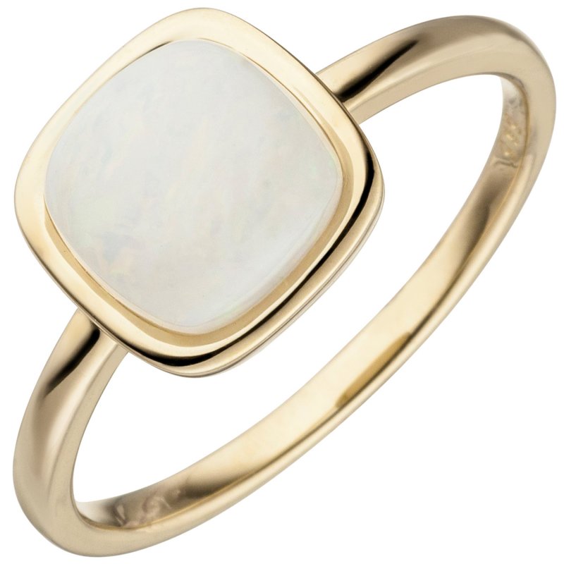 Jobo Damen Ring Gold Gelbgold Opal Goldring